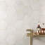 Kalay 9" Hexagon Polished Porcelain Tile-189182014