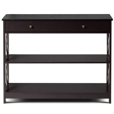 Desrochers Console Table Hallway Table Floor Shelf