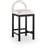 Conrad Letcher Linen Textured Fabric Counter Stool-1357421417