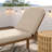 Outdoor Chaise Lounge Adjustable Patio Chaise-1802515874