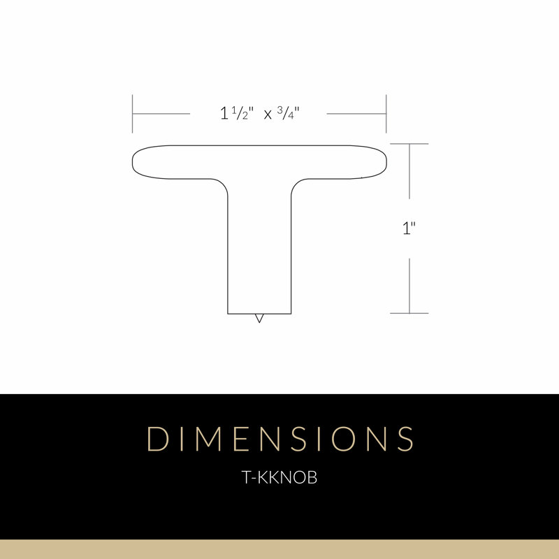 Rectangular Knob, Satin Nickel