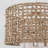 4 - Light 11.81'' Dimmable Drum Rattan Semi Flush Mount Light Natural Rattan Bohemian Pendant With Hand Woven Drum Shade-1234916873