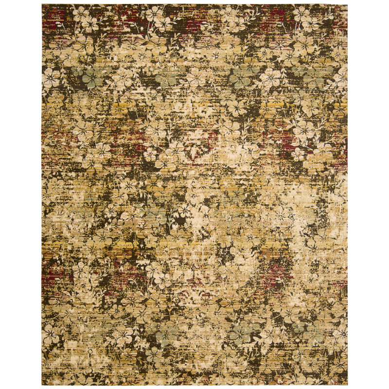 Denoila Floral Indoor Rug, Rectangle 7'9" x 9'9"