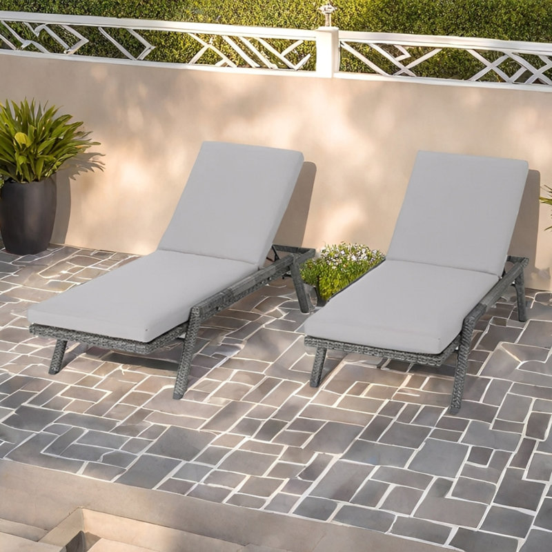 Chaise longue de jardin pour l'extérieur, 1
