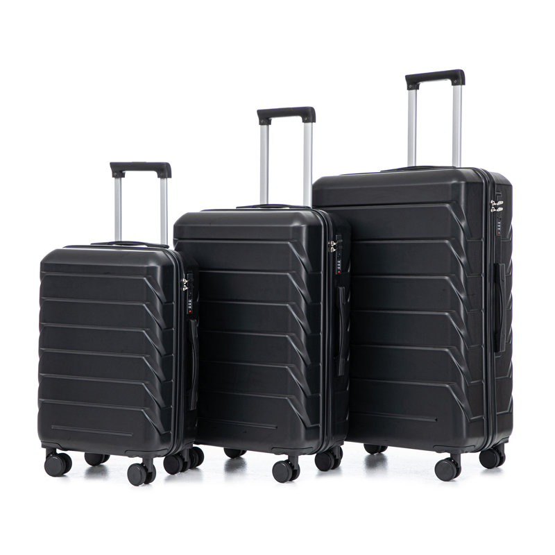 HIFINE TOURIST 20 "/ 24" / 28 "3 pièces / ensemble en valise à roulettes ABS