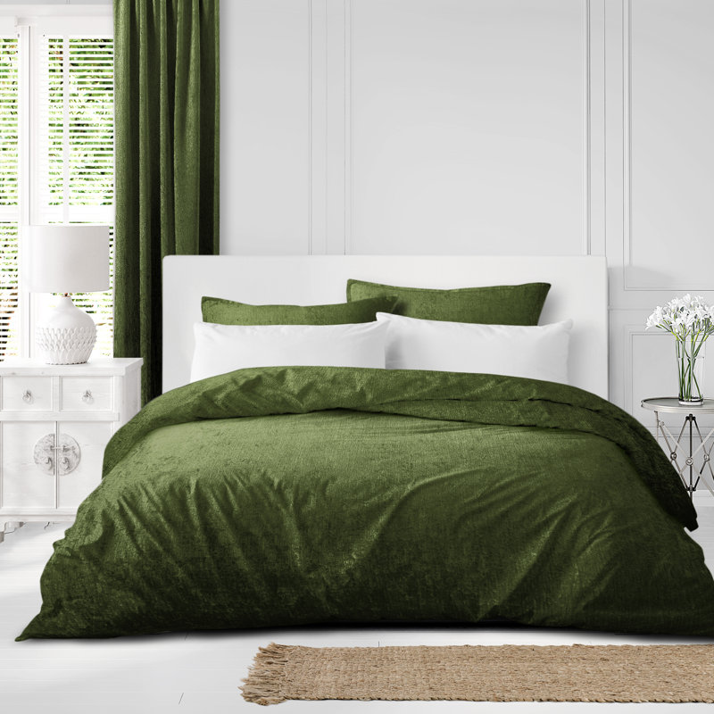 Burkina Caper Microfiber Comforter Set, California King Comforter + 2 King Shams