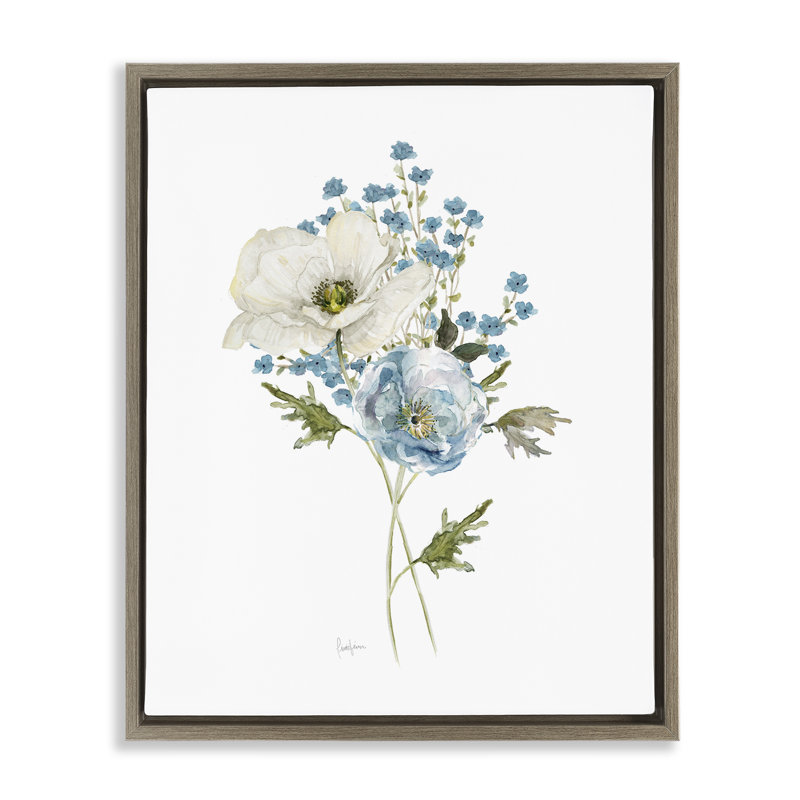 Ensemble de plantes délicates, H 21 po x l 17 po, Cadre flottant orme Montalcino