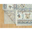 7'9"x10'3" Grey Nain Design Wool Hand Knotted Oriental Rug G90436