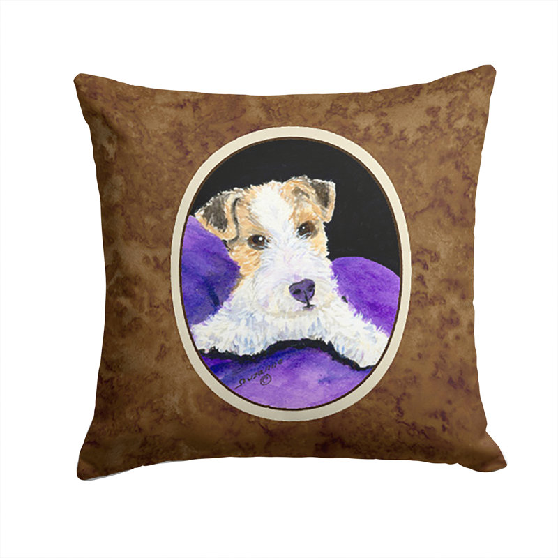 Coussin décoratif intérieur/extérieur fox terrier
