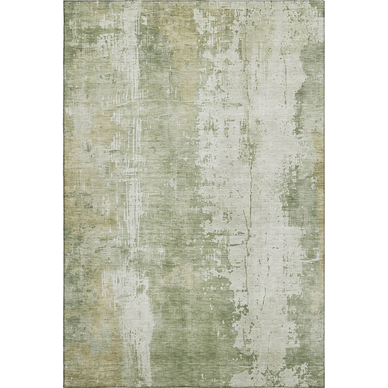 Premium Machine Washable Baford AMF1649 Abstract Rug, Rectangle 3' x 5'