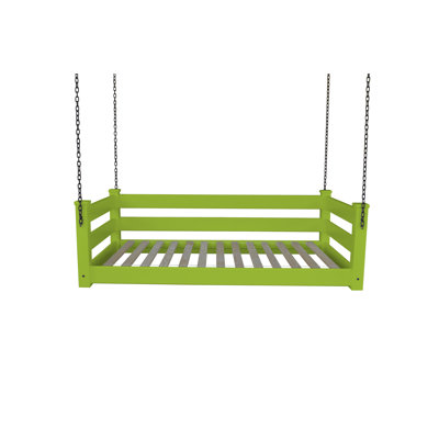 Adrow Solid Wood Hanging Daybed