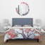 Fleurs rouges du printemps - Ensemble de housse de couette traditionnel - Microfibre de polyester-66393179