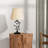 25'' Black Metal Table Lamp with Touch Control and USB A&C-15139735