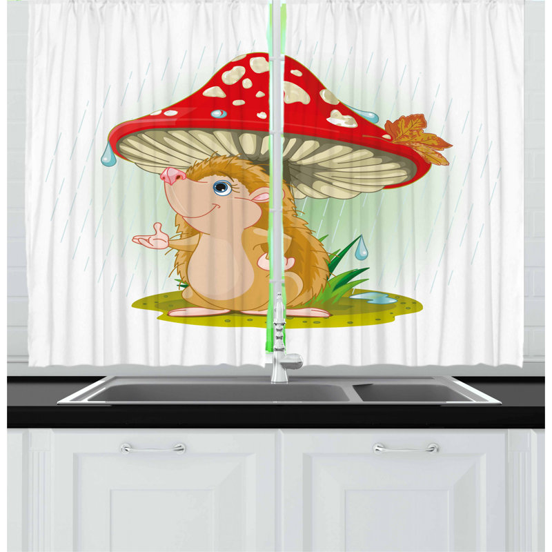 Pointed Kitchen Curtain