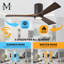 Irene Flushmount Light Kit 5 Blade LED Ceiling Fan-400726662-327028477-326228170