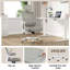 Chaise de bureau ergonomique en acier pour la maison et les espaces de travail