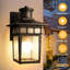 Braaten Satin Black Outdoor Wall Lantern