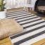 Tapis noir / crème Aveiro-1606665375