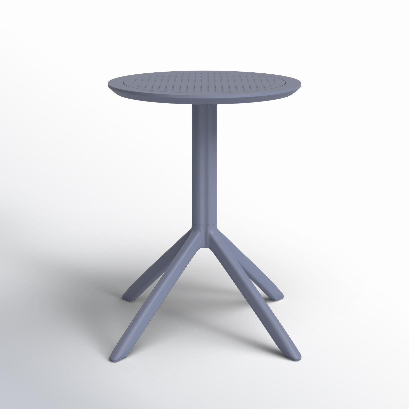 Elodie 24" Patio Bar Table, Dark Gray, 29.5" H x 23.6" W x 23.6" L