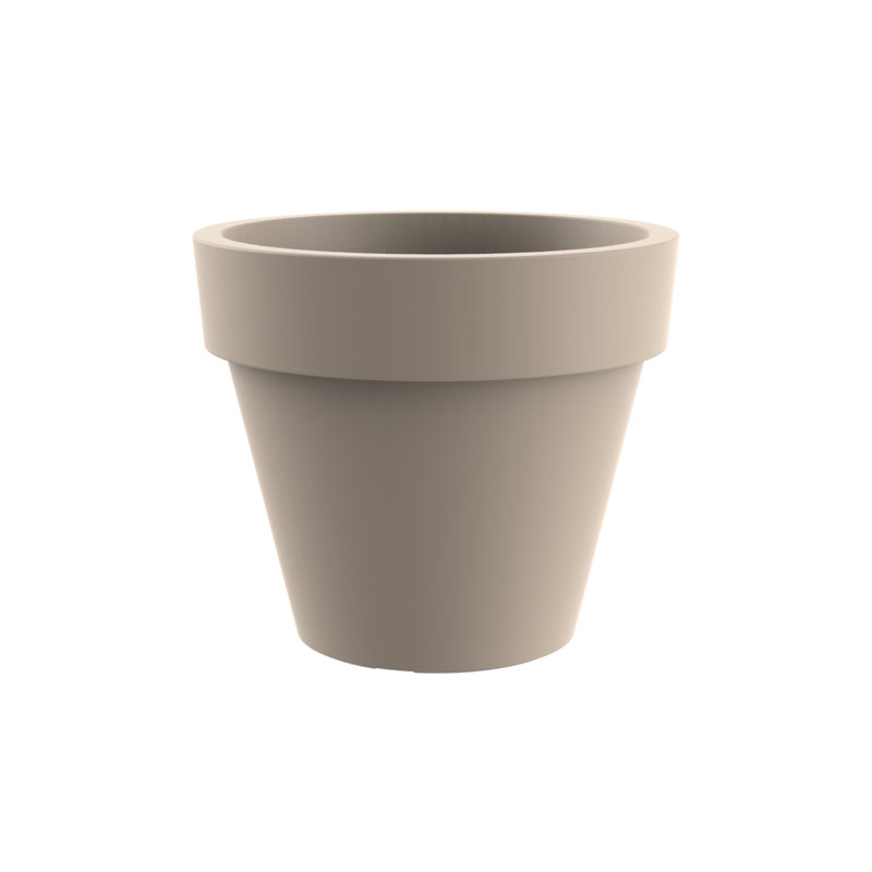 Pot à fleurs en résine Maceta, H 40,75 po x l 47,25 po x P 47,25 po, Créma