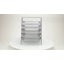 Organisateur de bac à papier à 5 niveaux, support de rangement vertical pour dossiers, bureau, filet métallique, blanc-883343436