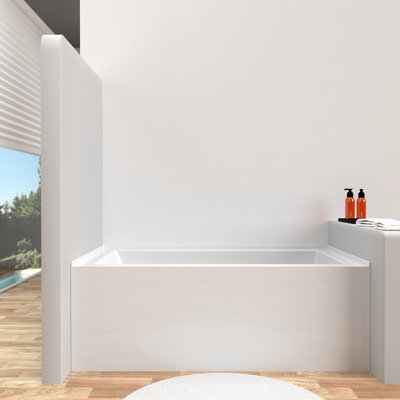 60'' x 32'' Soaking Acrylic Bathtub