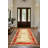 Mottos Beige Red Oriental Machine Printed Cotton Polyester Area Rug-88162247