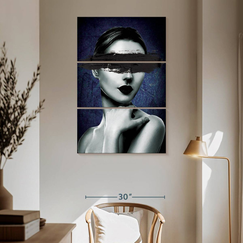 Coup de pinceau Leisha Sleek Girl, H 65 po x l 42 po