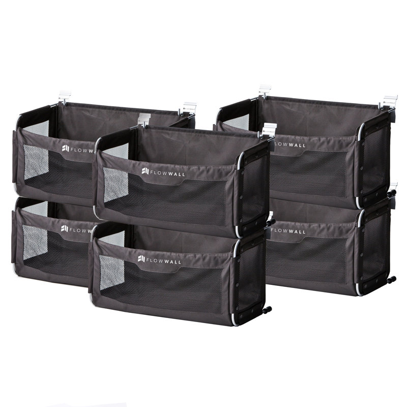 Flow Wall Soft Storage Bin 6Pk