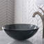 Glass Circular Vessel Bathroom Sink