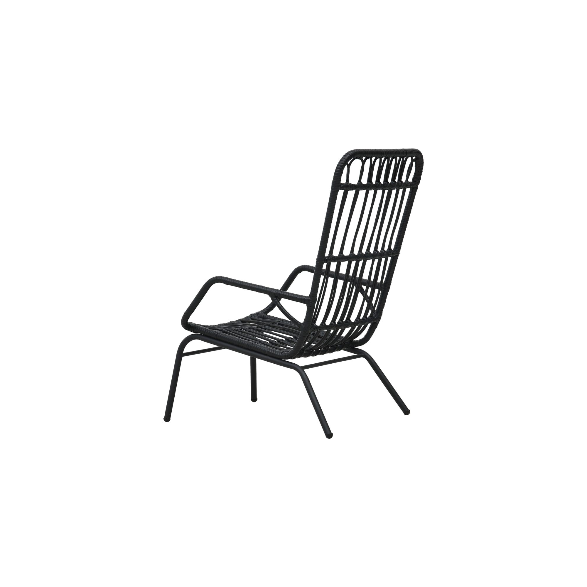 Yaretzi Patio Chair, Black