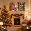 «Christmas Santa Claus Christmas Tree», ensemble de 3 impressions sur toile-1543028055