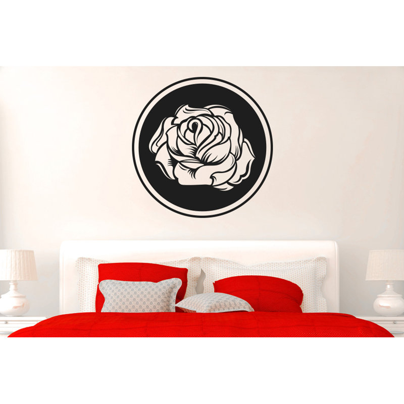 Plants & Flowers Wall Decal, Black
