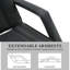 Fauteuil inclinable et pivotant en faux cuir avec massage et massage-2009385764