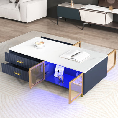 Table basse avec rangement