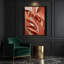 «Abstract Shapes» 16, art mural sur toile rose