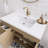 Spring 35.44'' Single Bathroom Vanity with Acrylic Top-1761643182