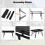 90cm Adjustable Folding Table