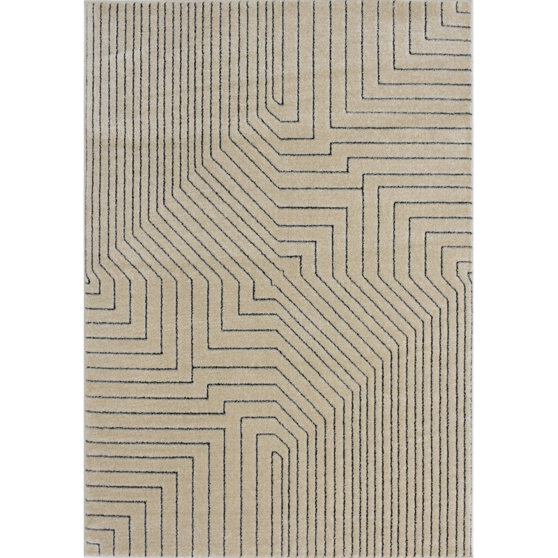 Neace Contemporary Sawgrass Basket Area Rug, Rectangle 8' x 10'