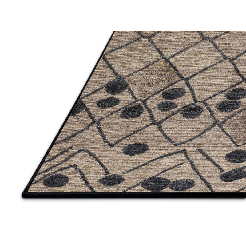 Abstract Indoor Rug, Rectangle 4' x 6'