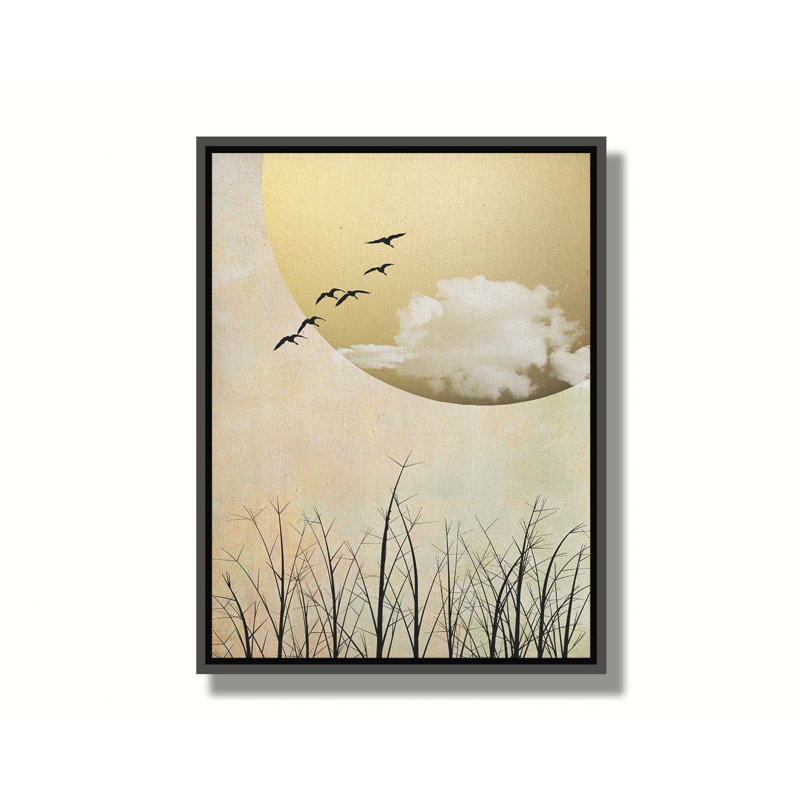 Almost Home par Hal Halli. Estampe numérique, H 30,5 po x l 40,5 po, Noir, Reproduction encadrée sans passe-partout