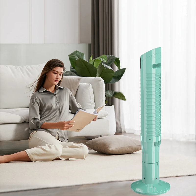 Ventilateur oscillant sans lame 47 ", Vert