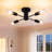 Bennefield 4 - Light 17.5'' Dimmable Sputnik Sphere Modern Linear Chandelier Semi Flush Mount Light-1521843632