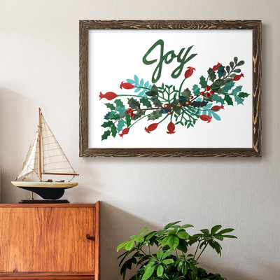 «Cut Wreath Christmas I», reproduction sur toile