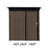 5 ft. 5 in. W x 4 ft. D Metal Storage Shed-89290147