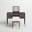 Ensemble de coiffeuse avec tabouret et miroir-900008219