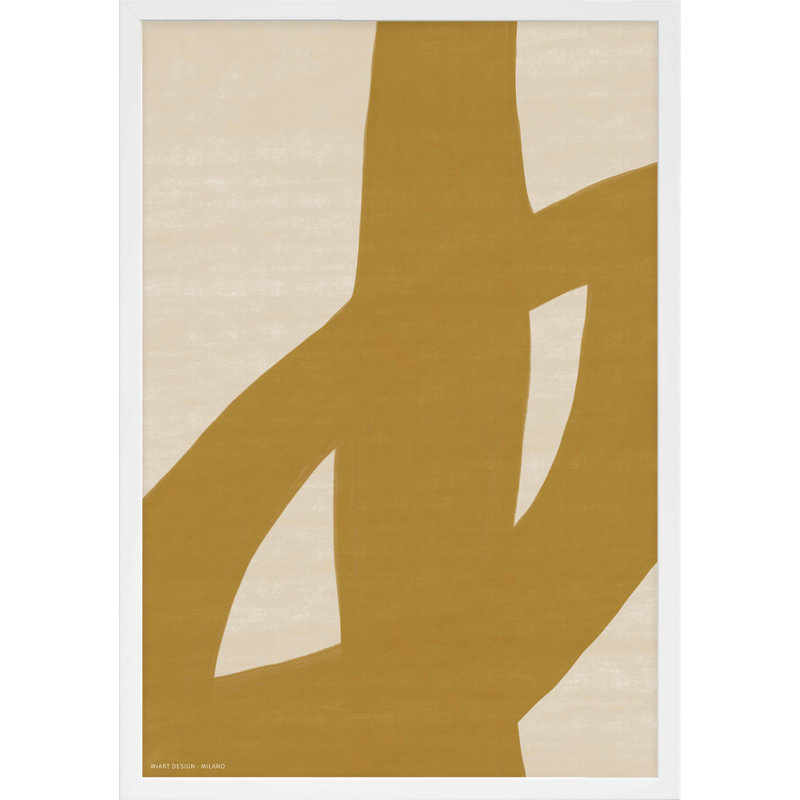 Form And Fusion 1 Print by Romina Gadler, 20" H x 14" W x 1.25" D, White Framed Paper