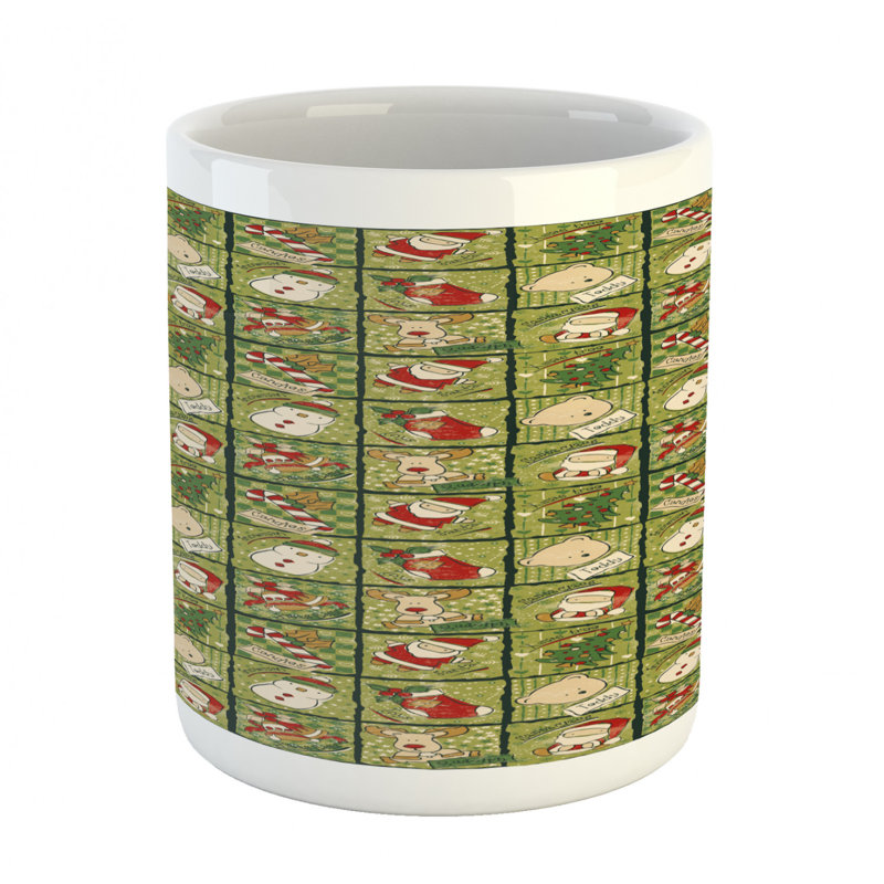 Grande tasse à café de père noël