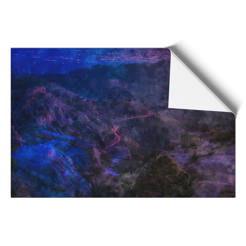Road To The Mountains In Arizona - No Frame Print, 21cm H x 30cm W x 0.1cm D