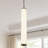 1-Light Cylindrical Faux Alabaster Pendant Light